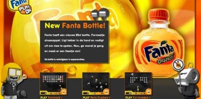 De Fanta actiesite (klik op de afbeelding)